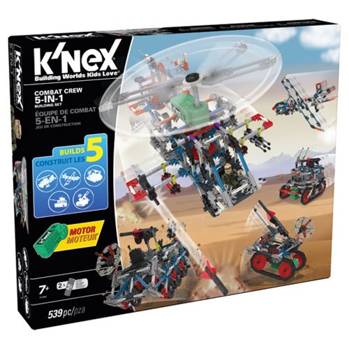 K'NEX Combat Crew 5-In-1 Building Set